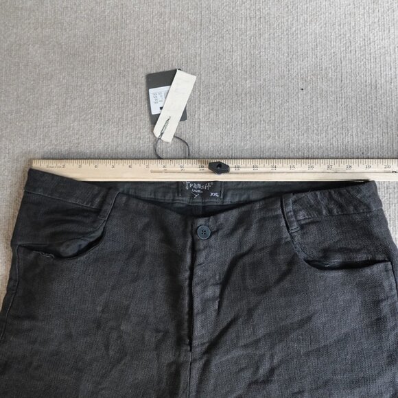 Transit Uomo Mens Pants 2XL Gray Linen Blend Made in Italy - Picture 5 of 14